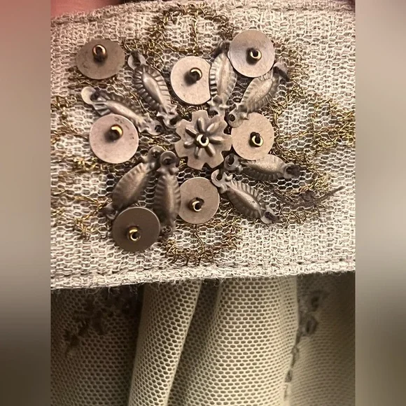 Luna Luna Copenhagen Belted Sequin Embroidery Dress - Picture 6 of 11